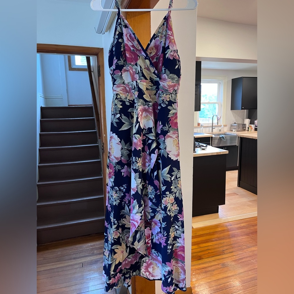 Floral midi dress